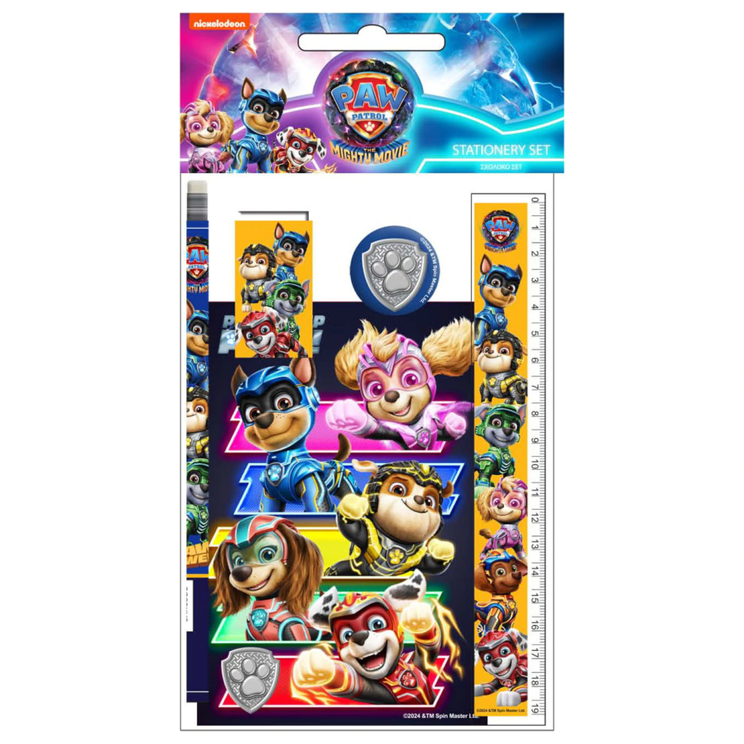 Paw Patrol Power Up komplet pisarniških potrebščin 5 kosov fotografija izdelka