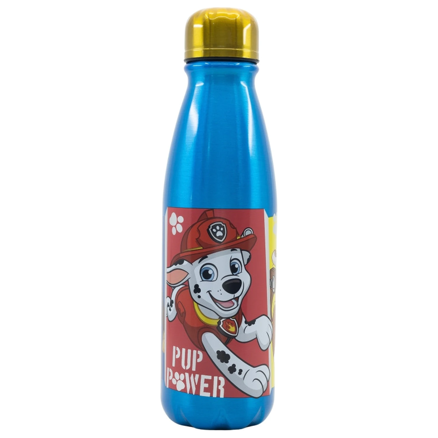 PAW Patrol Pup Power aluminijasta steklenička za vodo z navojnim pokrovčkom 600ml fotografija izdelka