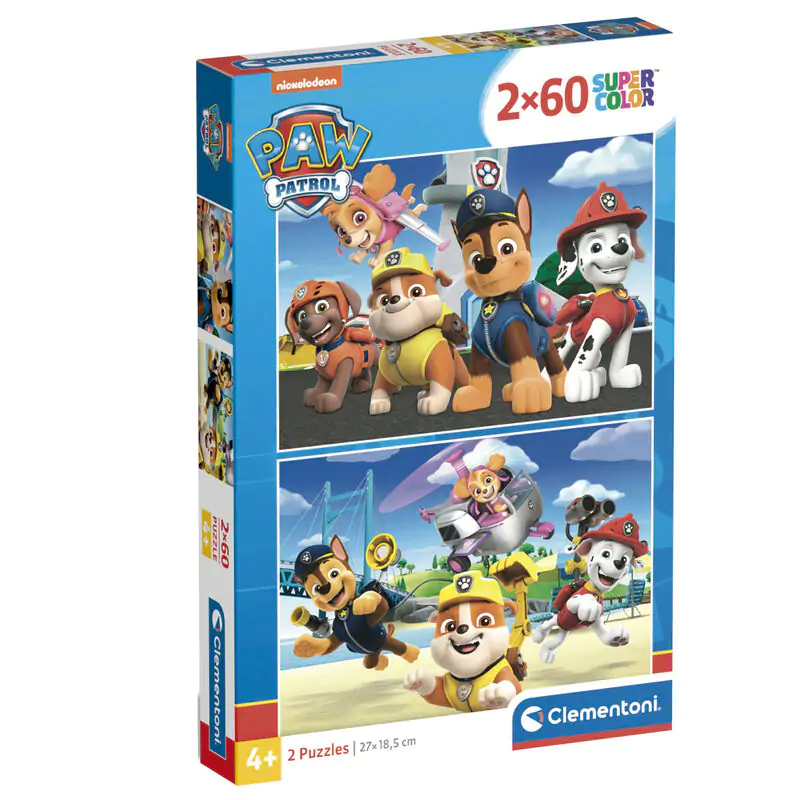 Paw Patrol sestavljanka 2x60 kosov fotografija izdelka