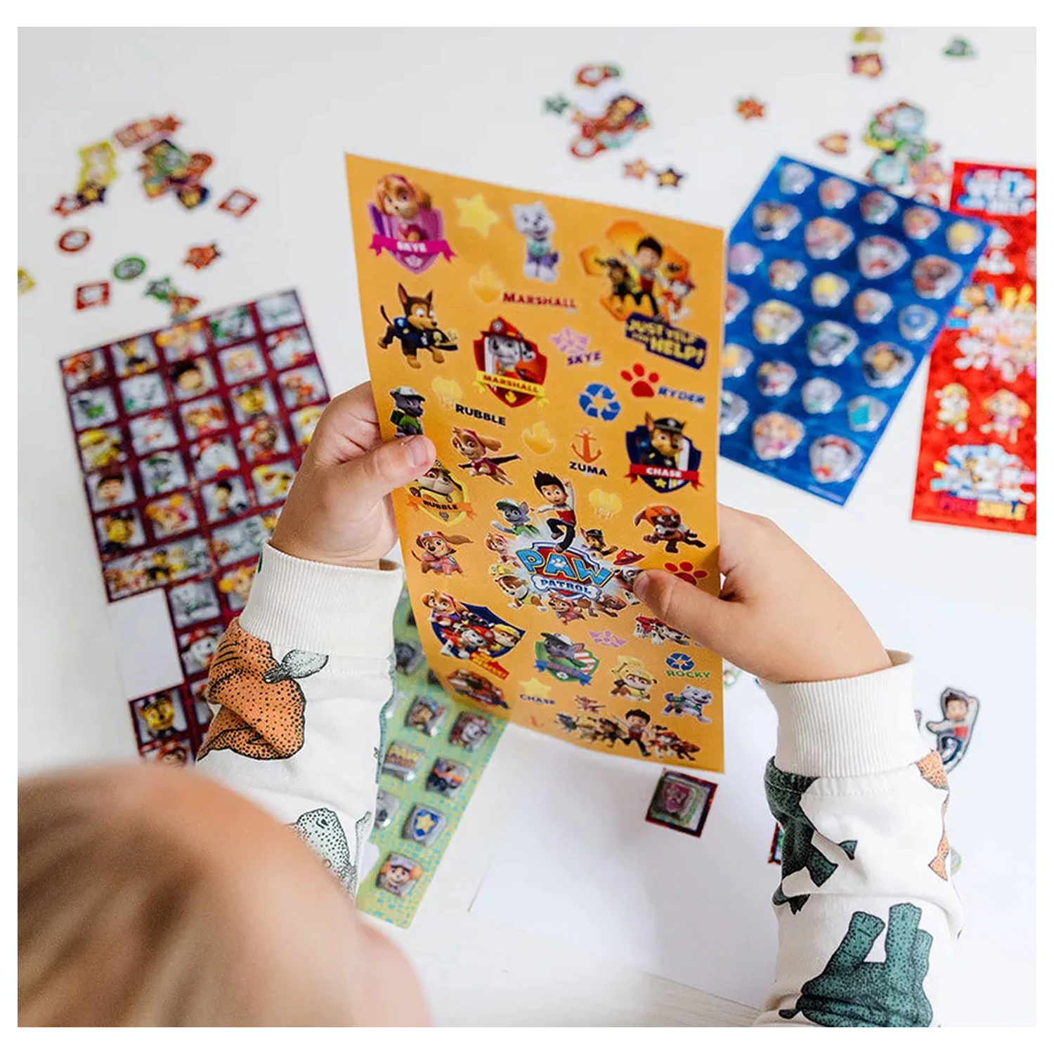 Paw Patrol Rescue Repeat Super set nalepk z igračo fotografija izdelka