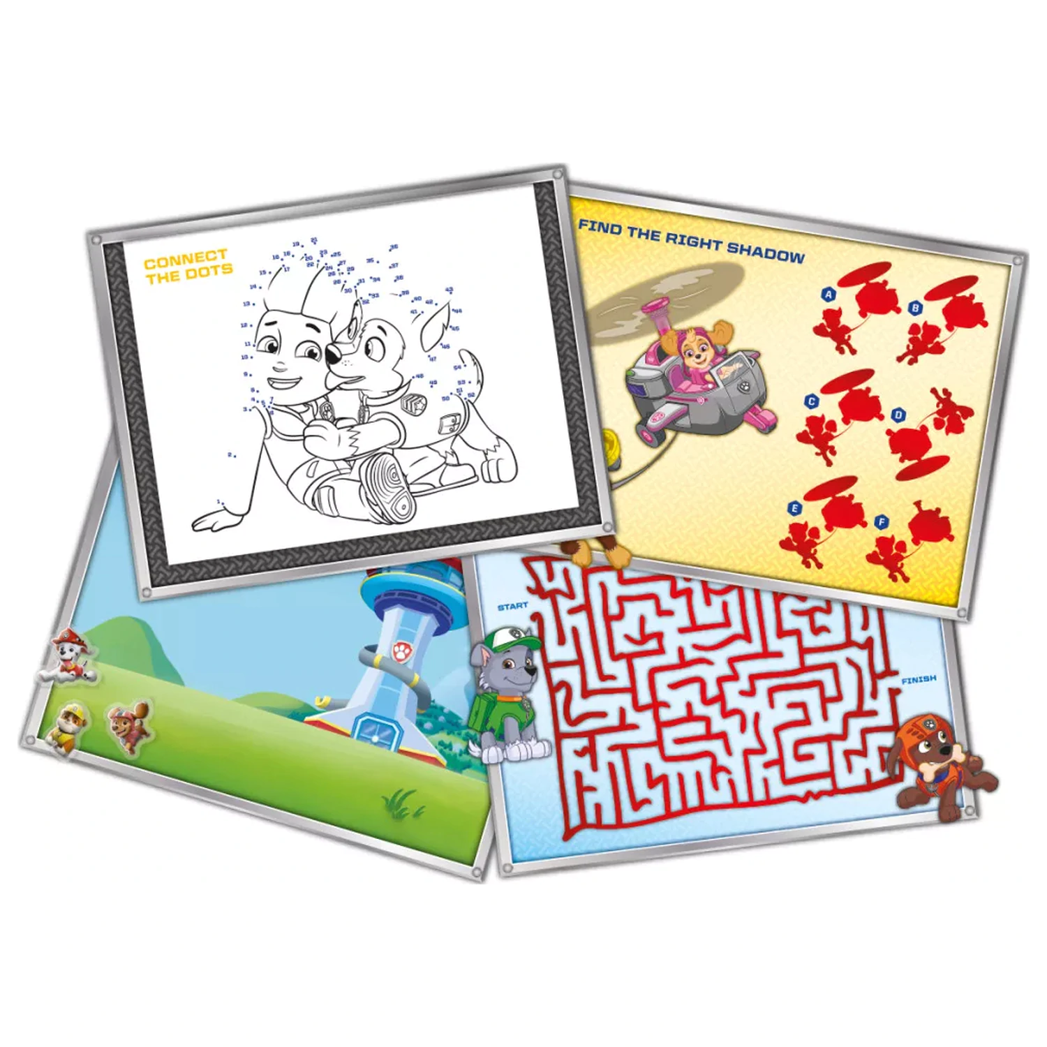 Paw Patrol Rescue Repeat Super set nalepk z igračo fotografija izdelka