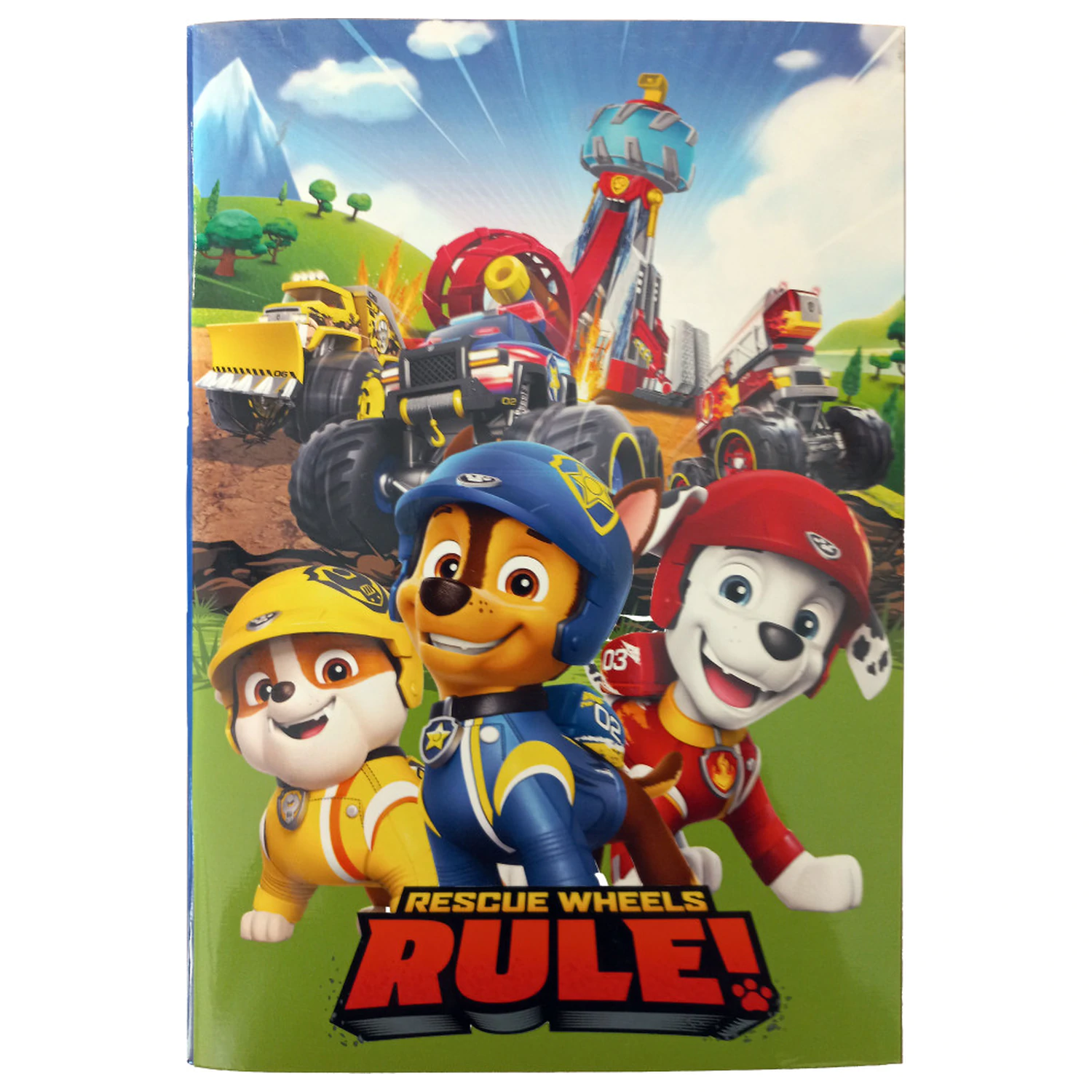 Paw Patrol Rescue Wheels B/5 črtasti zvezek 40 listov fotografija izdelka
