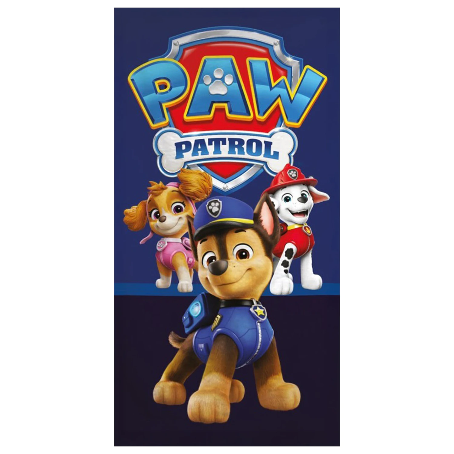 Paw Patrol brisača z znakom 70x140cm fotografija izdelka