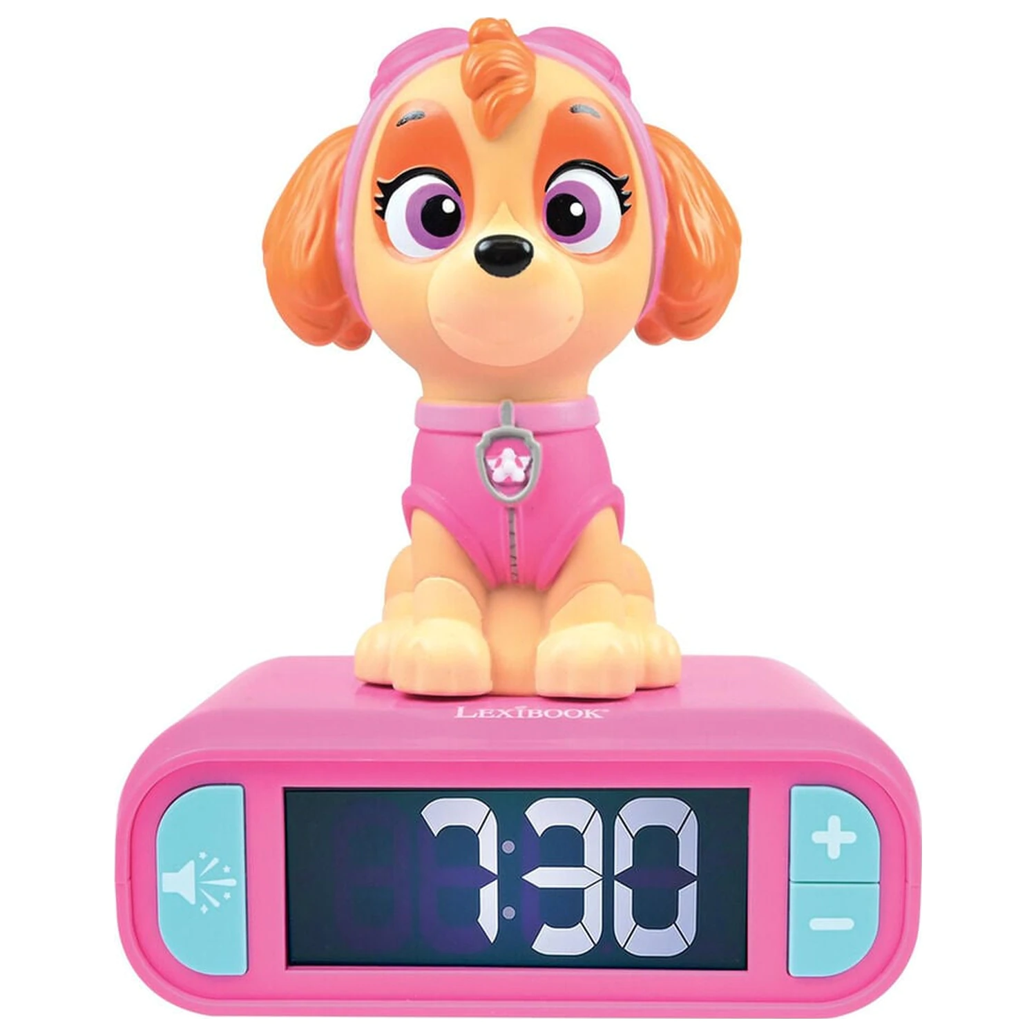 Paw Patrol Skye 3D nočna lučka digitalna budilka fotografija izdelka