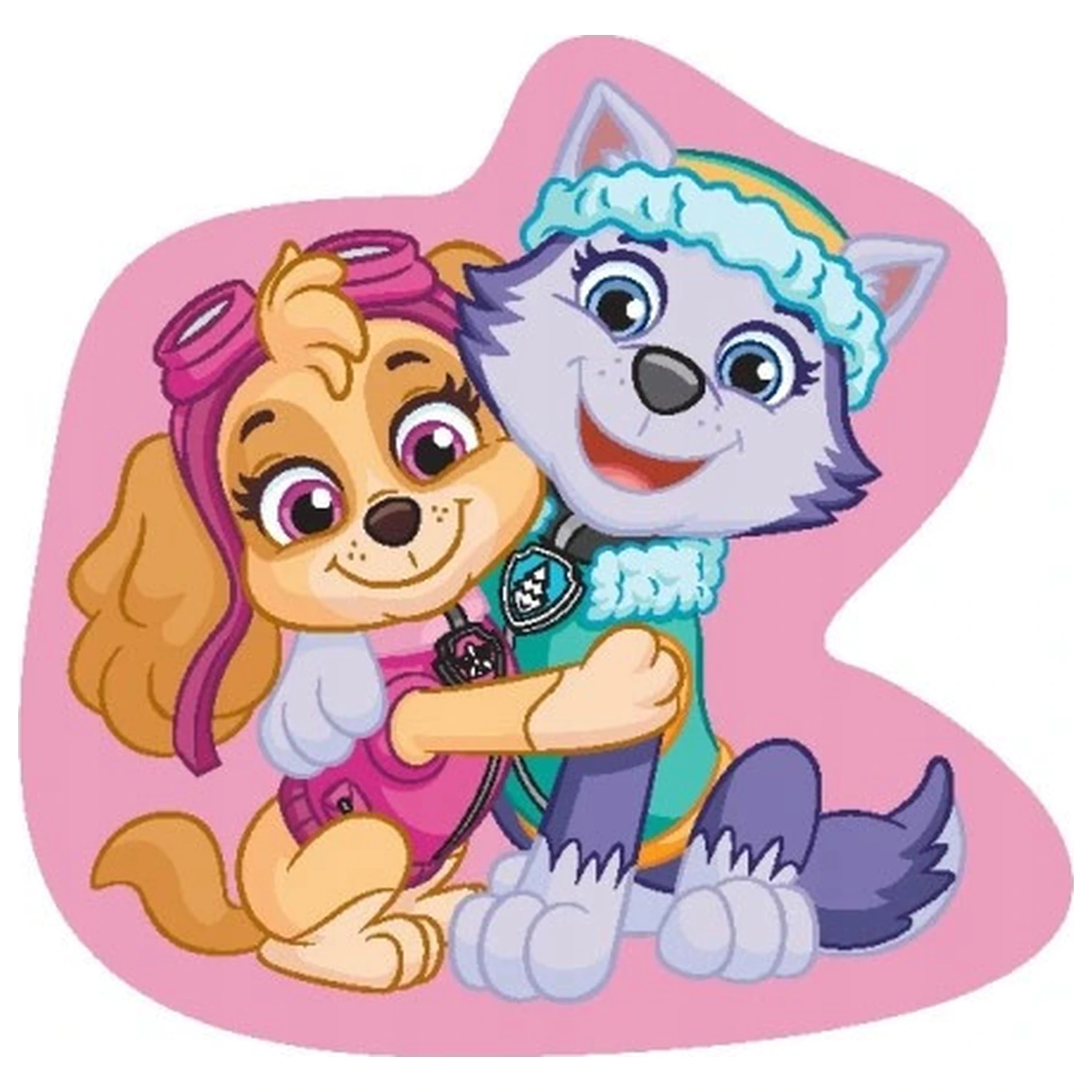 Paw Patrol Skye & Everest oblikovana blazina, okrasna blazina fotografija izdelka