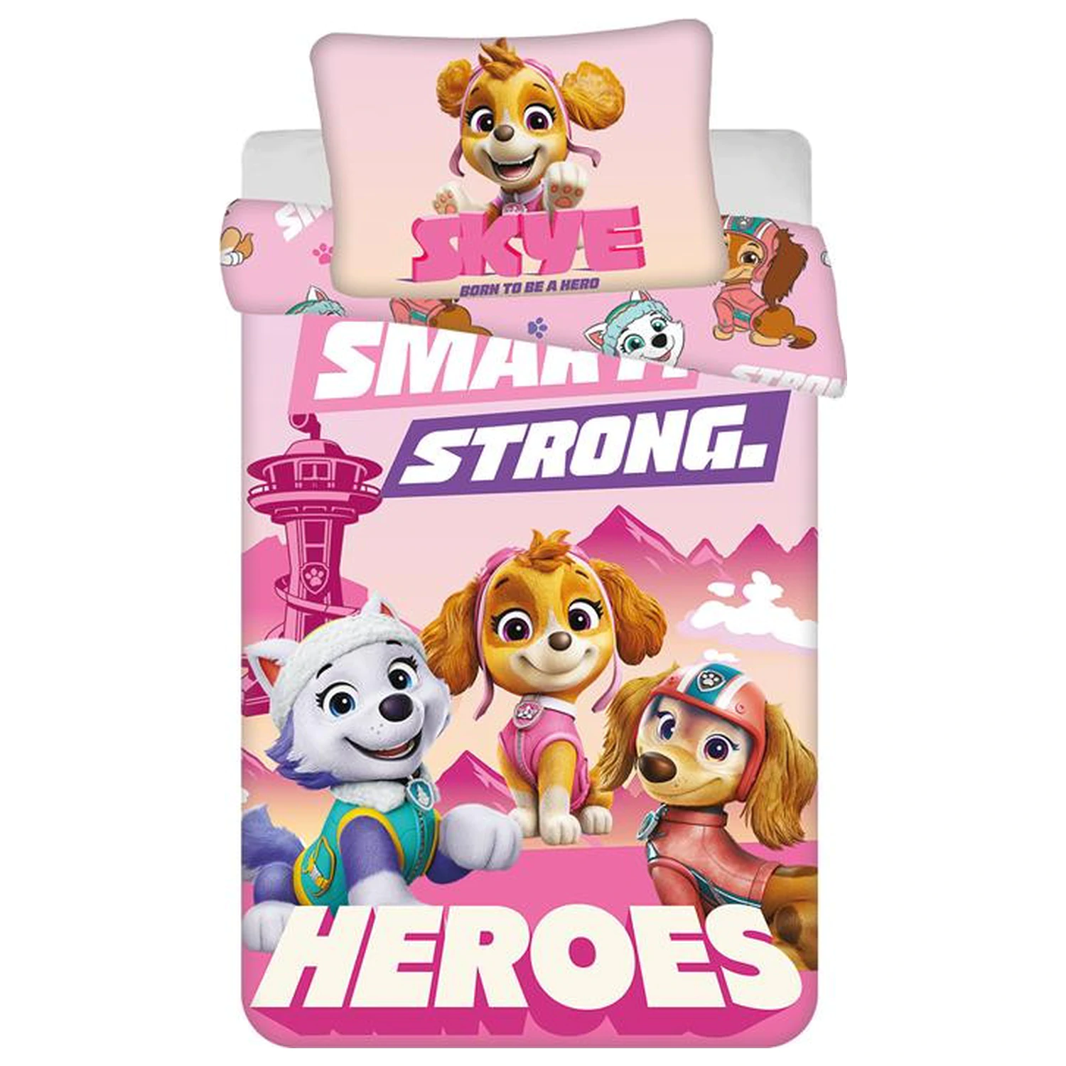 Paw Patrol Smart Strong otroška, predšolska prevleka za odejo fotografija izdelka