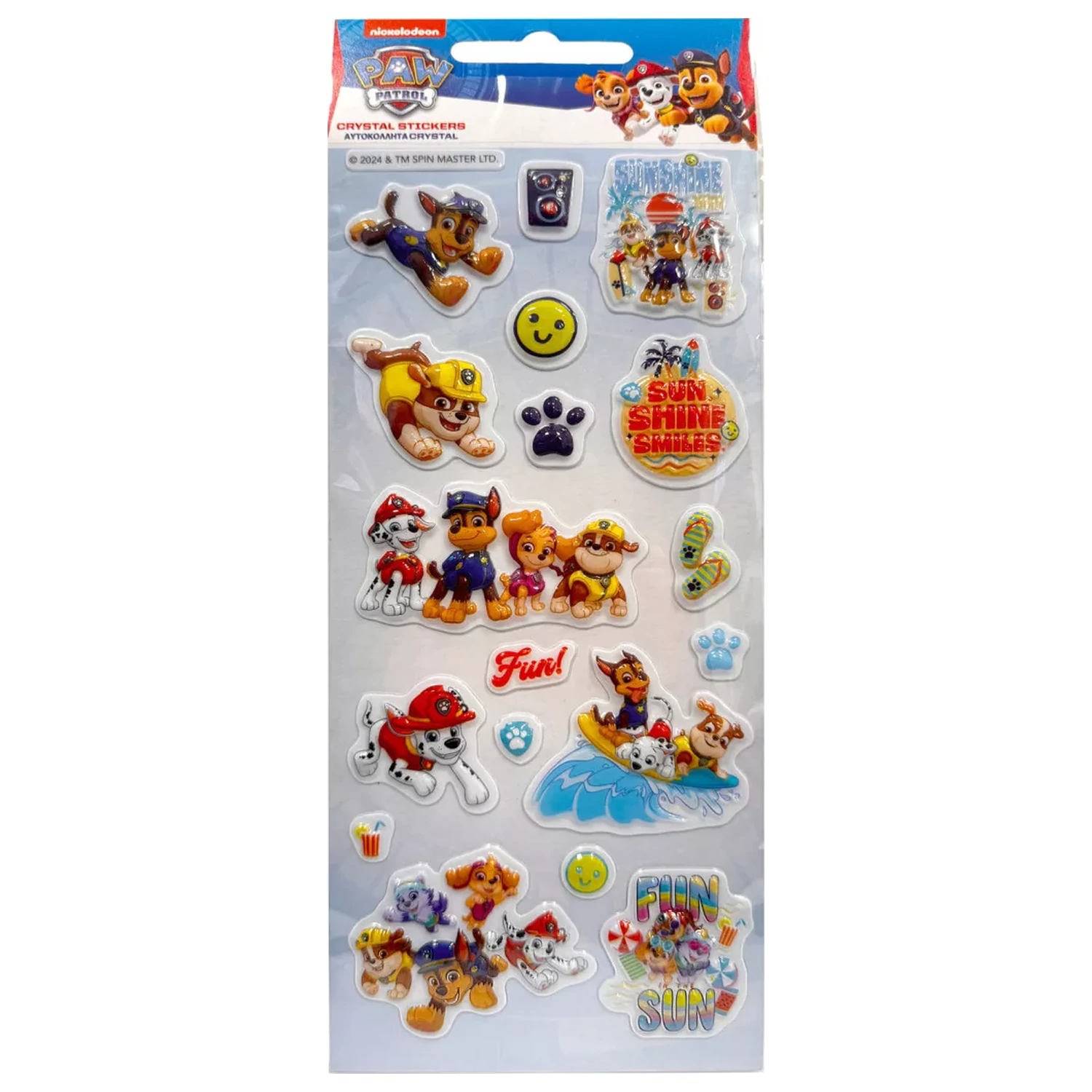 PAW Patrol Poletna nalepka mehurčka fotografija izdelka