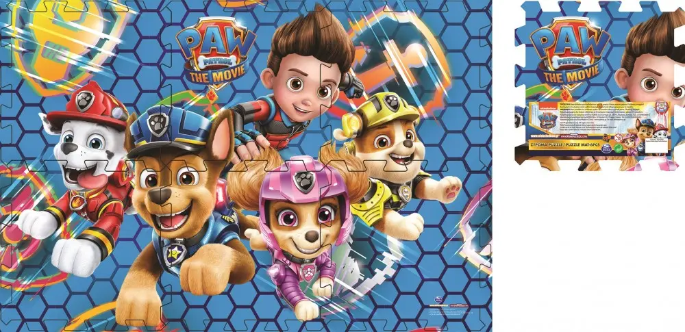 Paw Patrol pena puzzle podloga 6 kosov fotografija izdelka