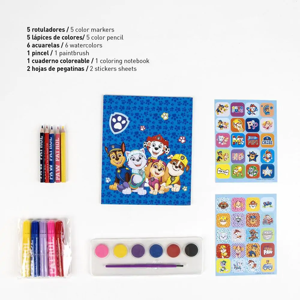 Nahrbtnik s pisarniškim materialom Paw Patrol fotografija izdelka