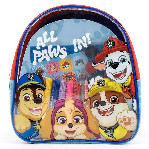 Nahrbtnik s pisarniškim materialom Paw Patrol fotografija izdelka