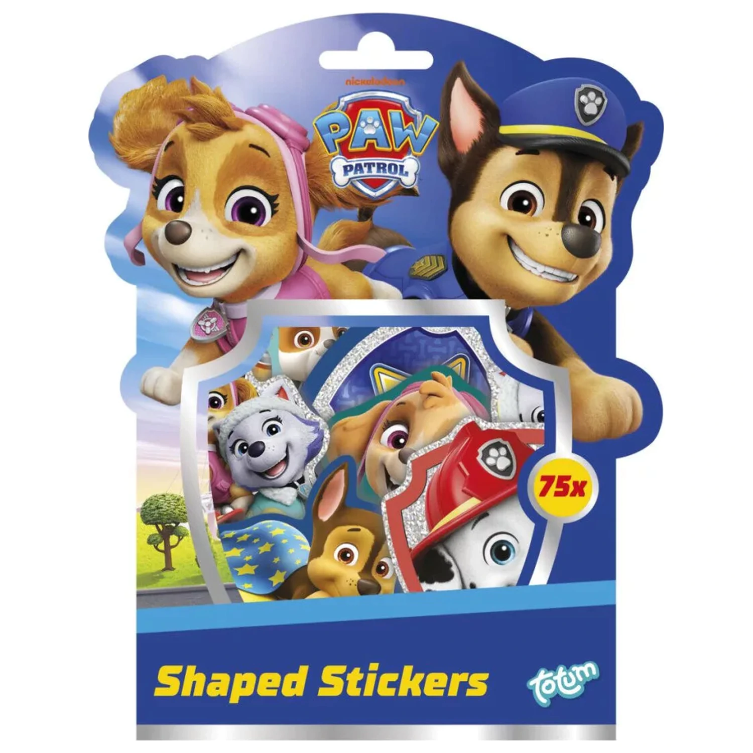 Paw Patrol Team Shape Set nalepk, 75 kosov fotografija izdelka