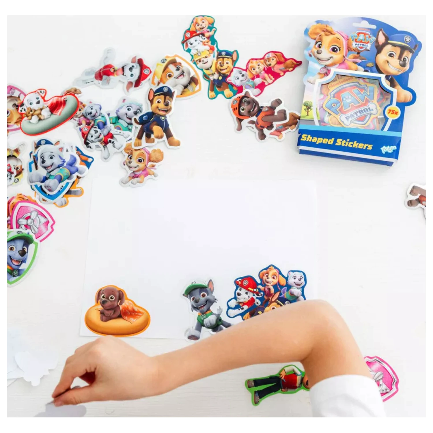 Paw Patrol Team Shape Set nalepk, 75 kosov fotografija izdelka