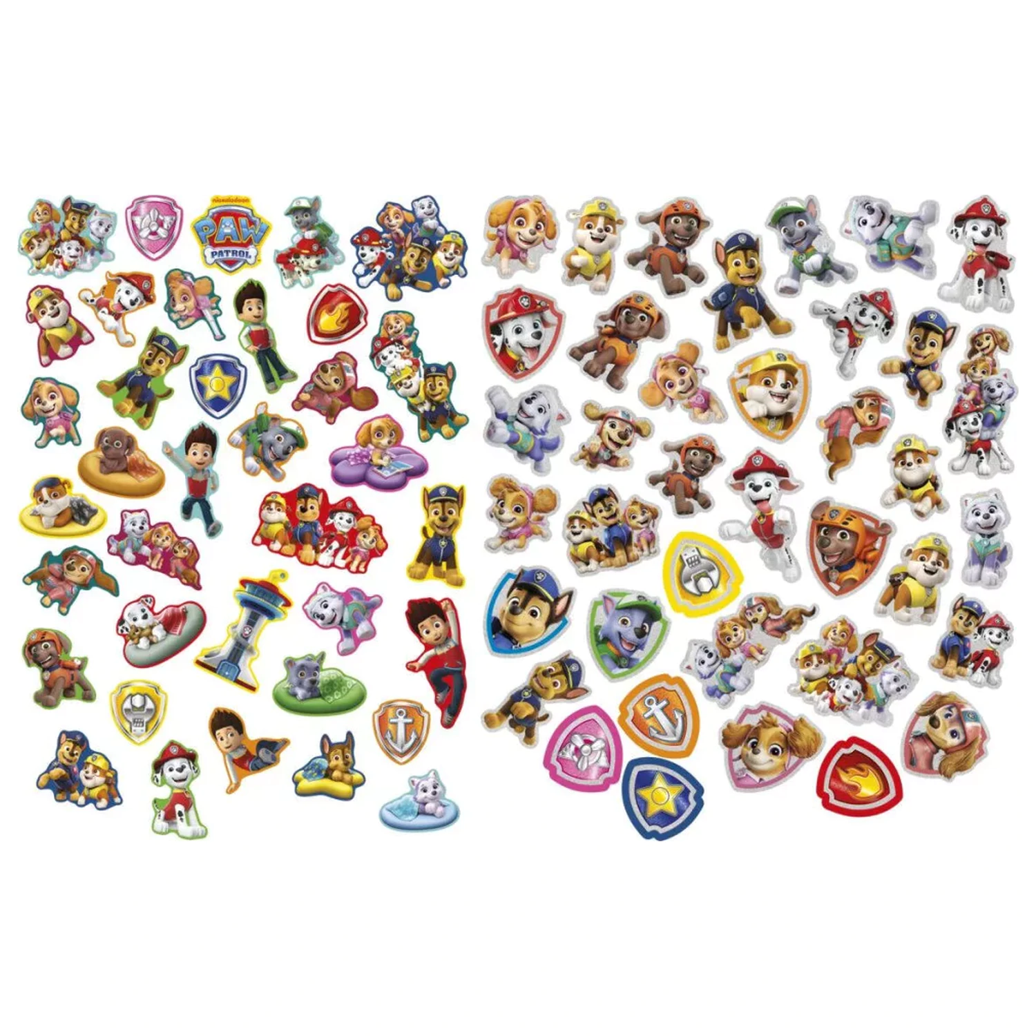 Paw Patrol Team Shape Set nalepk, 75 kosov fotografija izdelka