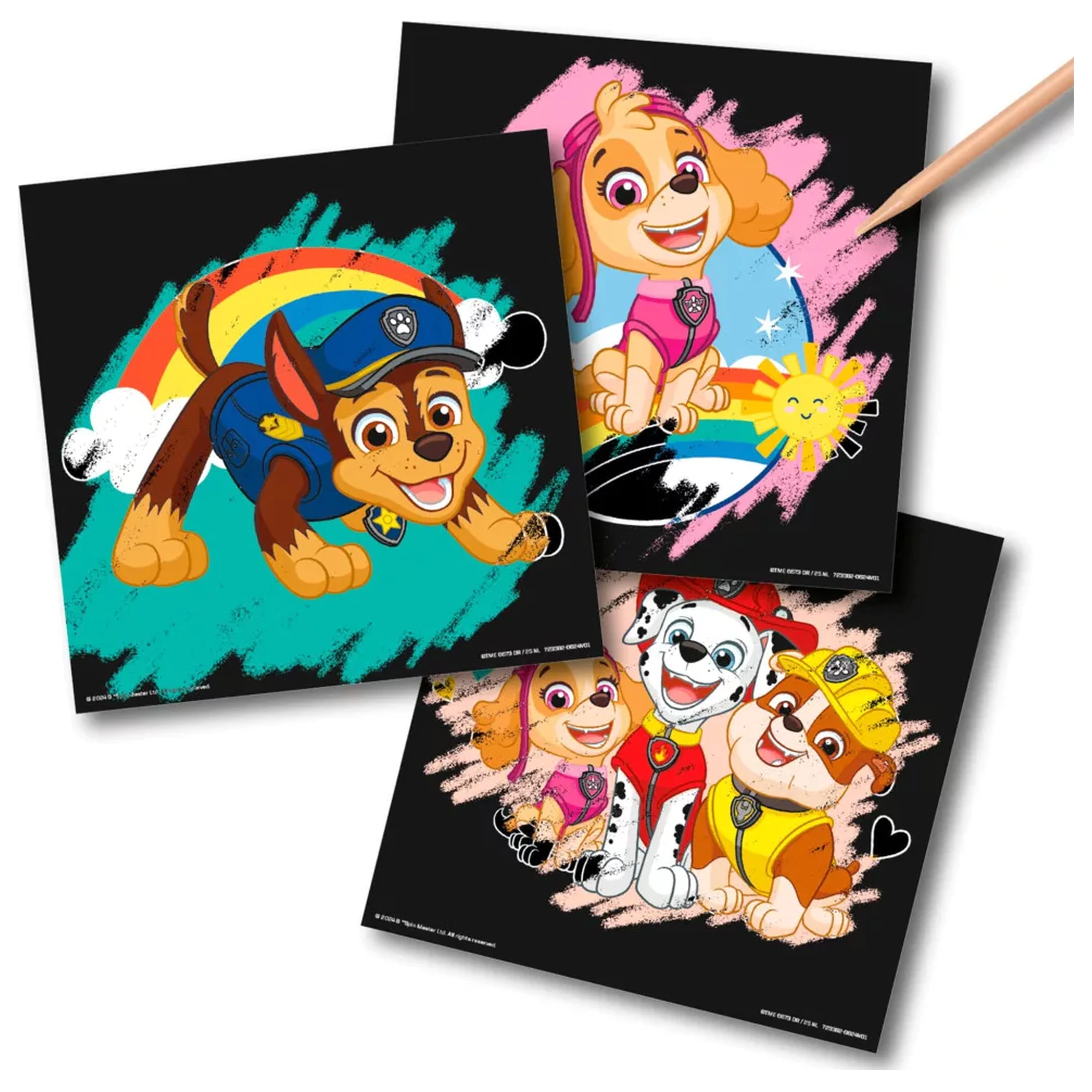 Paw Patrol Team Set za praskanje umetnosti fotografija izdelka