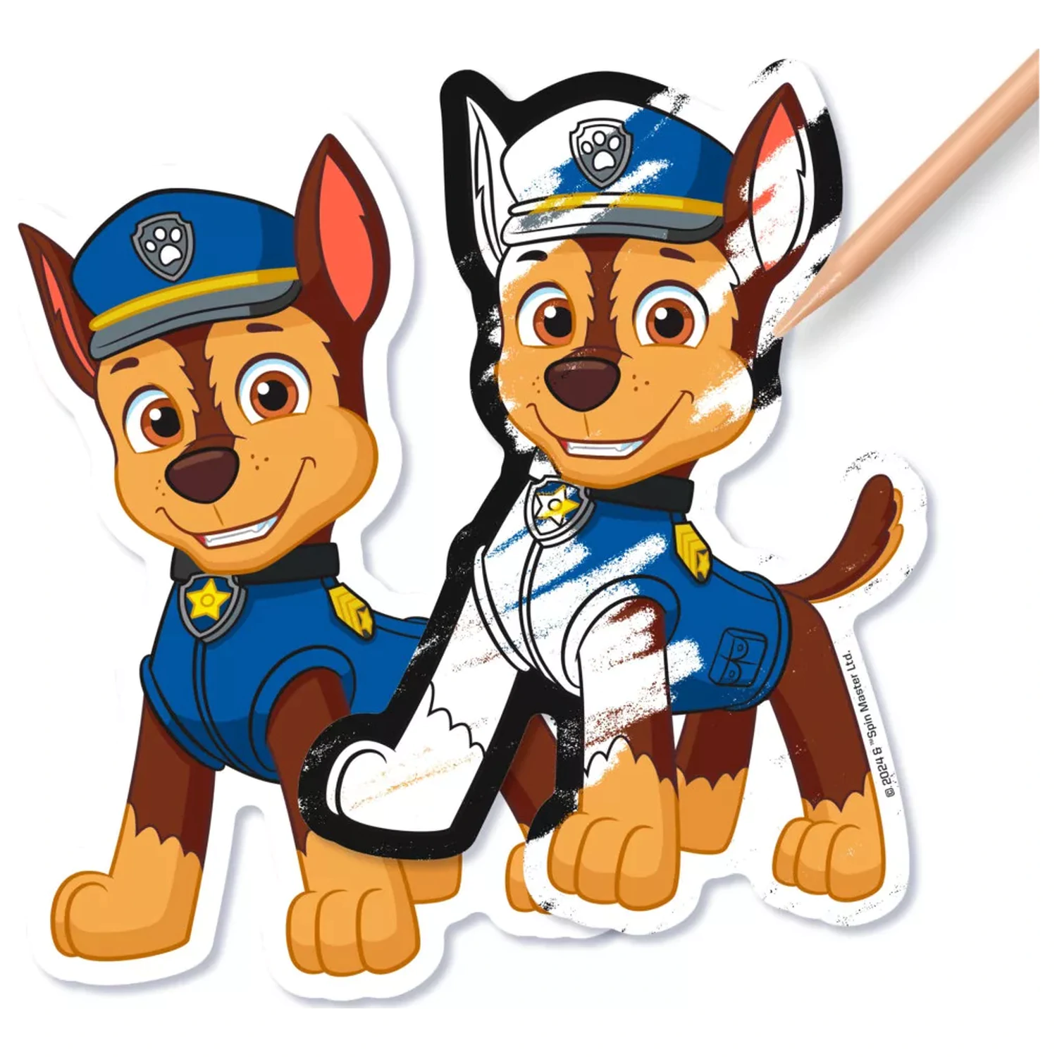 Paw Patrol Team Scratch Art komplet z magnetom fotografija izdelka