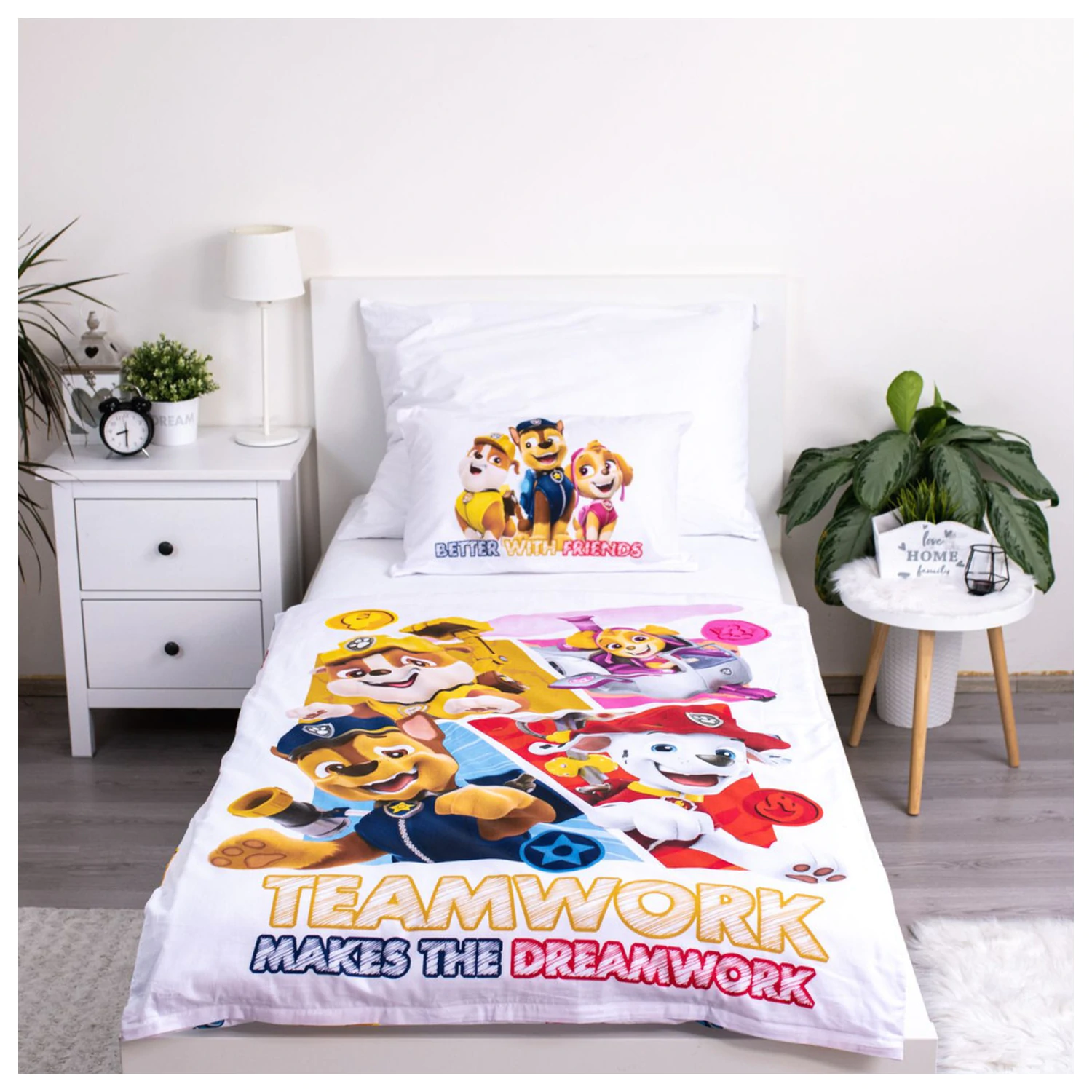 Paw Patrol Teamwork Otroška/Predšolska prevleka za odejo fotografija izdelka