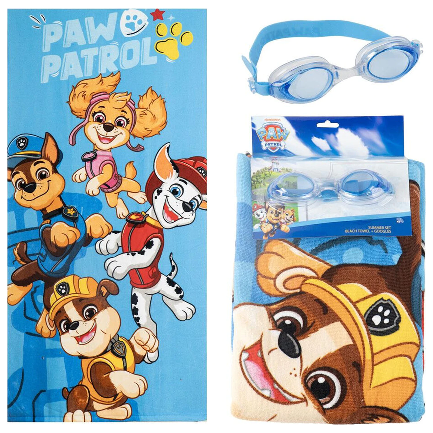 Paw Patrol brisača + set plavalnih očal fotografija izdelka