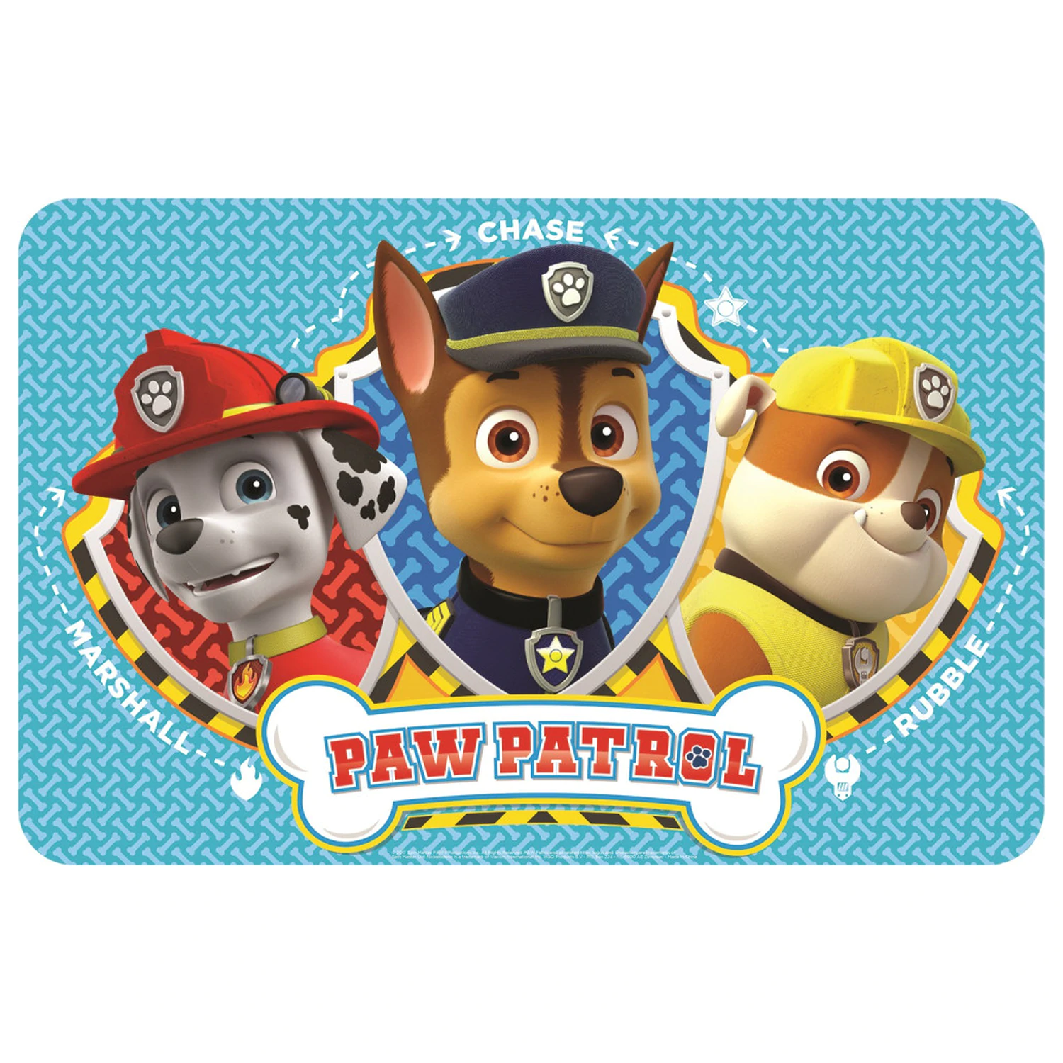 Paw Patrol Trio pogrinjek 43x28 cm fotografija izdelka