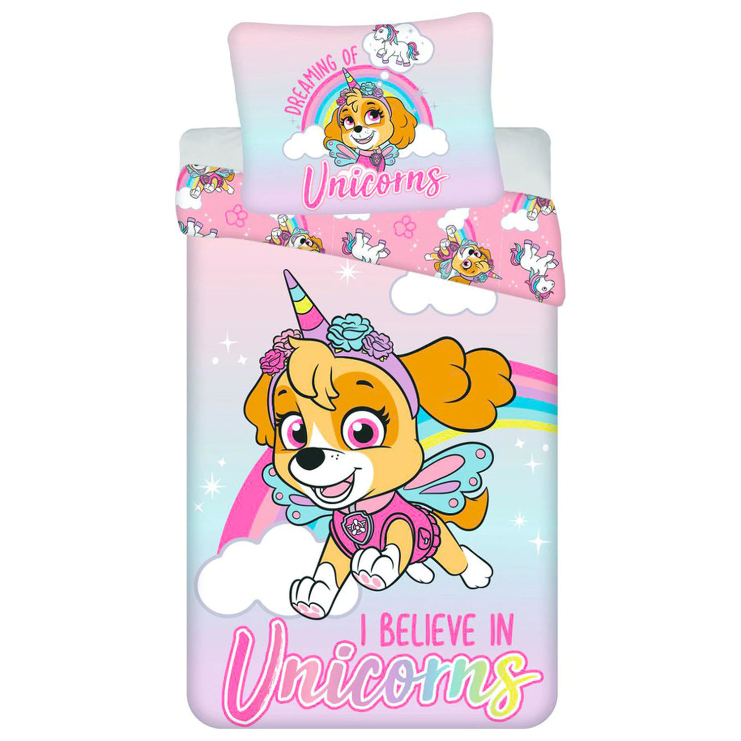 PAW Patrol Unicorn Dreams prevleka za odejo fotografija izdelka