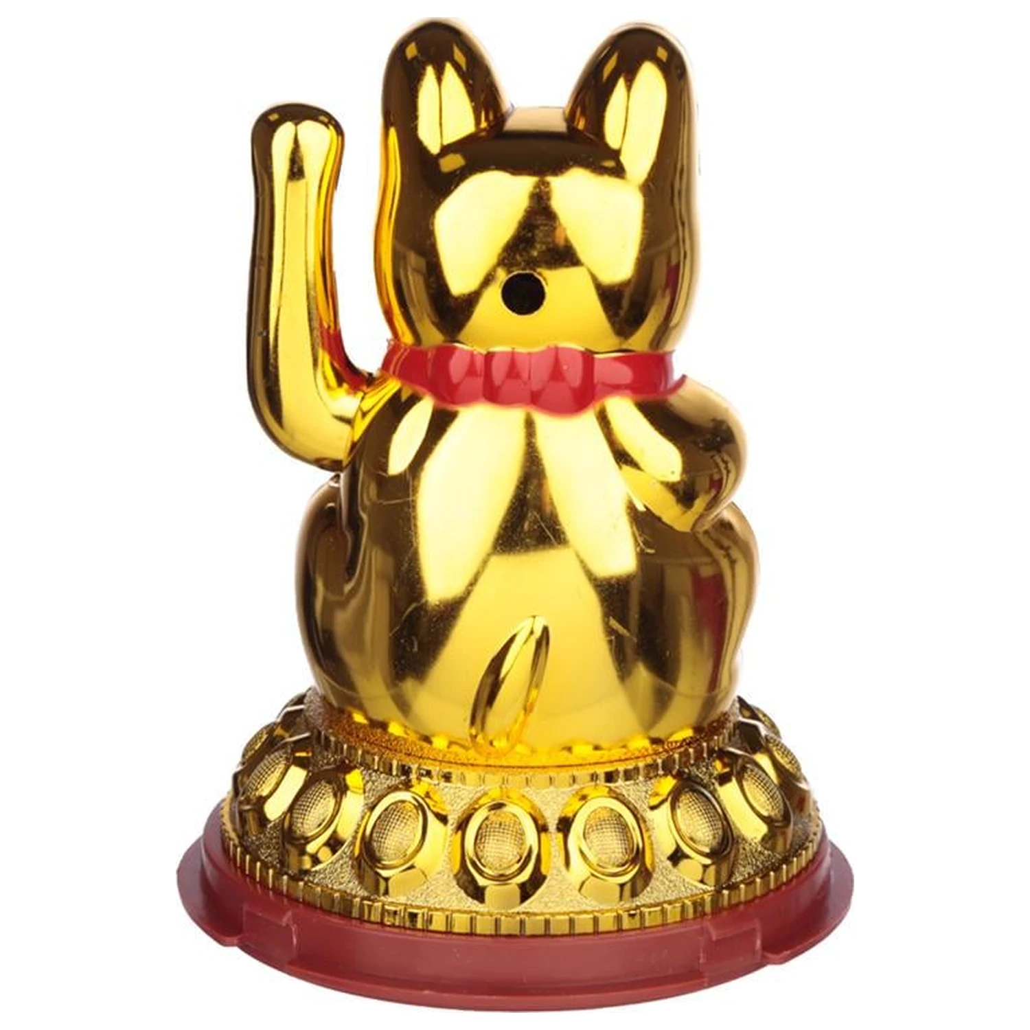 MANEKI-NEKO Good Luck Solarna Prijatelj Figurica 14 cm fotografija izdelka