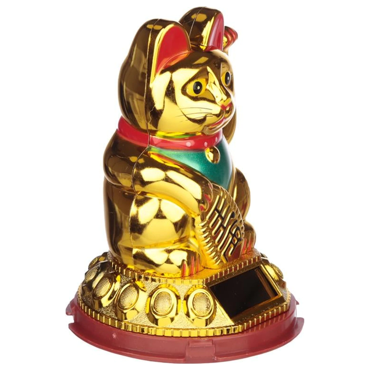MANEKI-NEKO Good Luck Solarna Prijatelj Figurica 14 cm fotografija izdelka