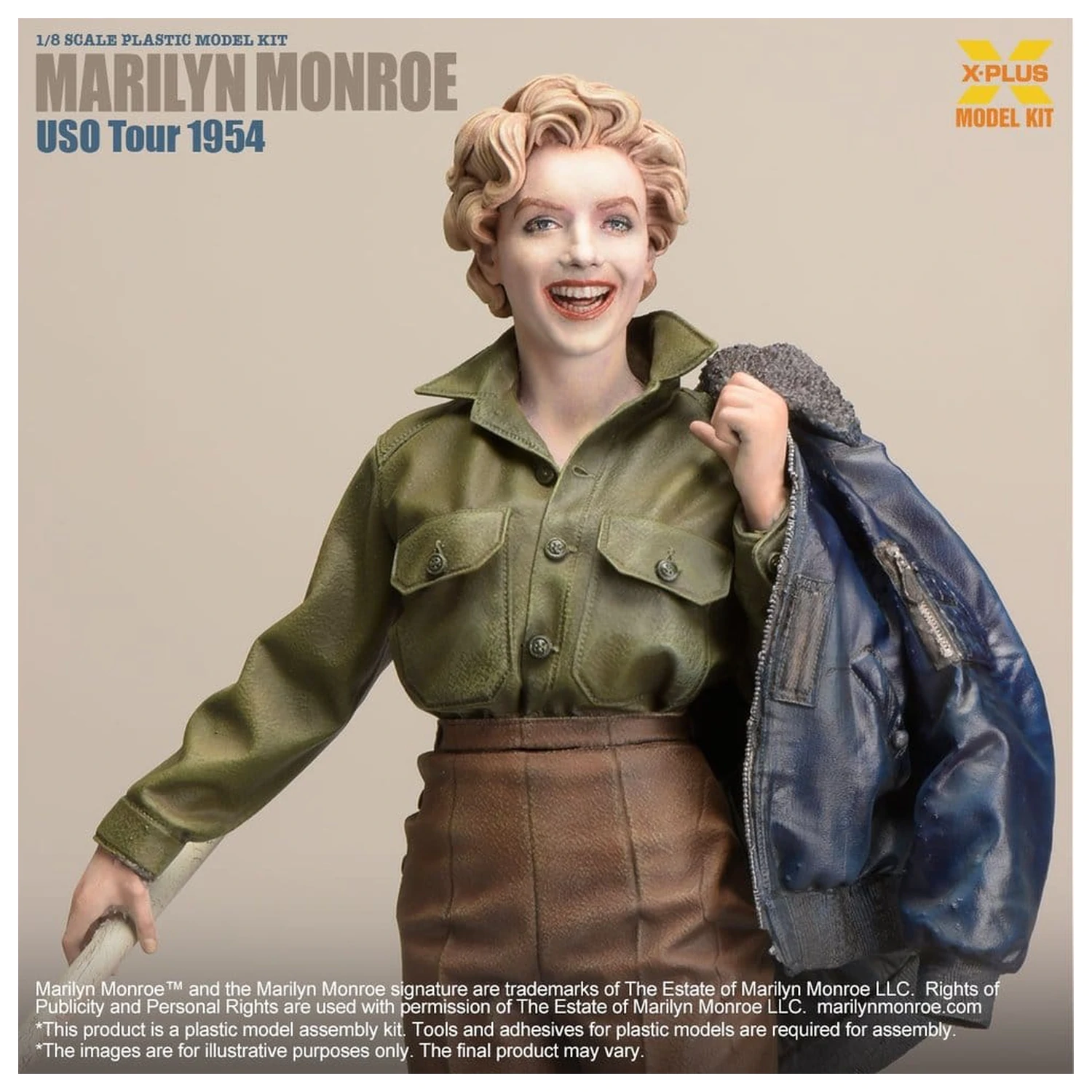 Marilyn Monroe Plastic Model Kit 1/8 (Reprodukcija) 26 cm fotografija izdelka