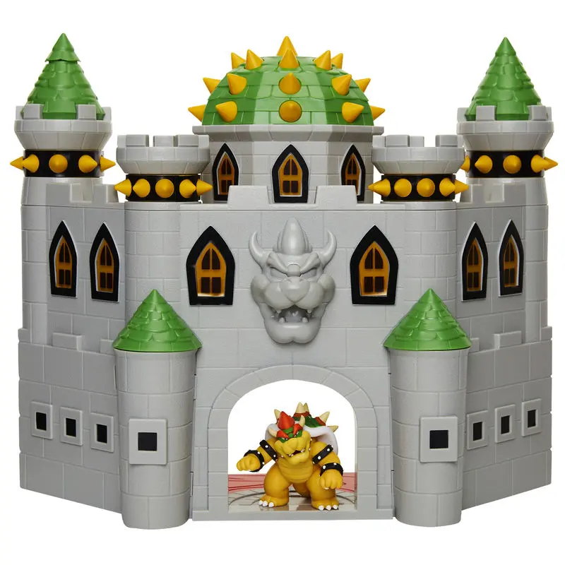 World of Nintendo Super Mario Deluxe Igralni set Bowser Grad fotografija izdelka