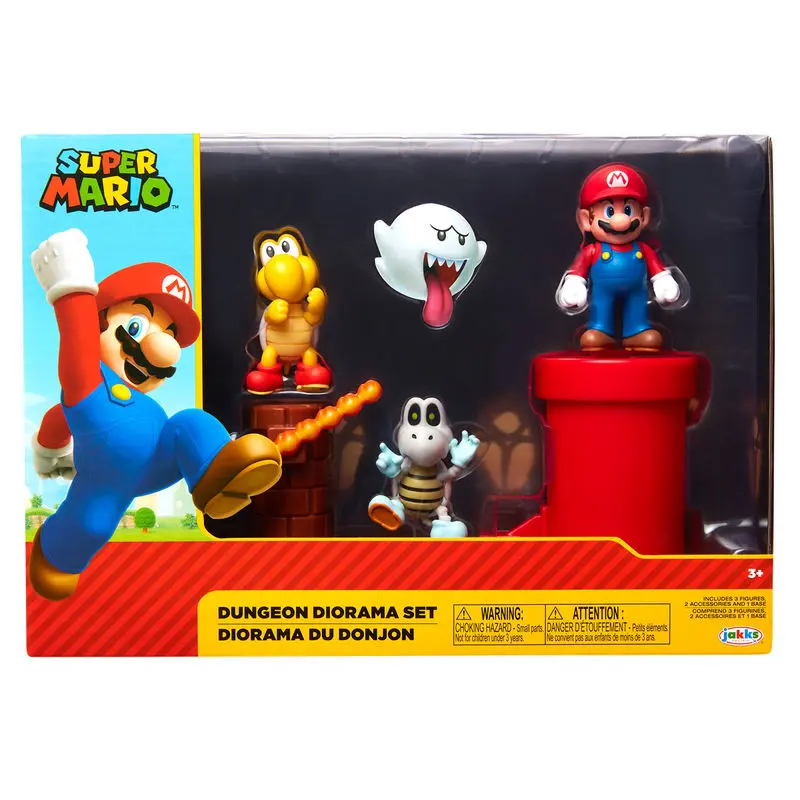 World of Nintendo Super Mario Diorama Set Temnica fotografija izdelka