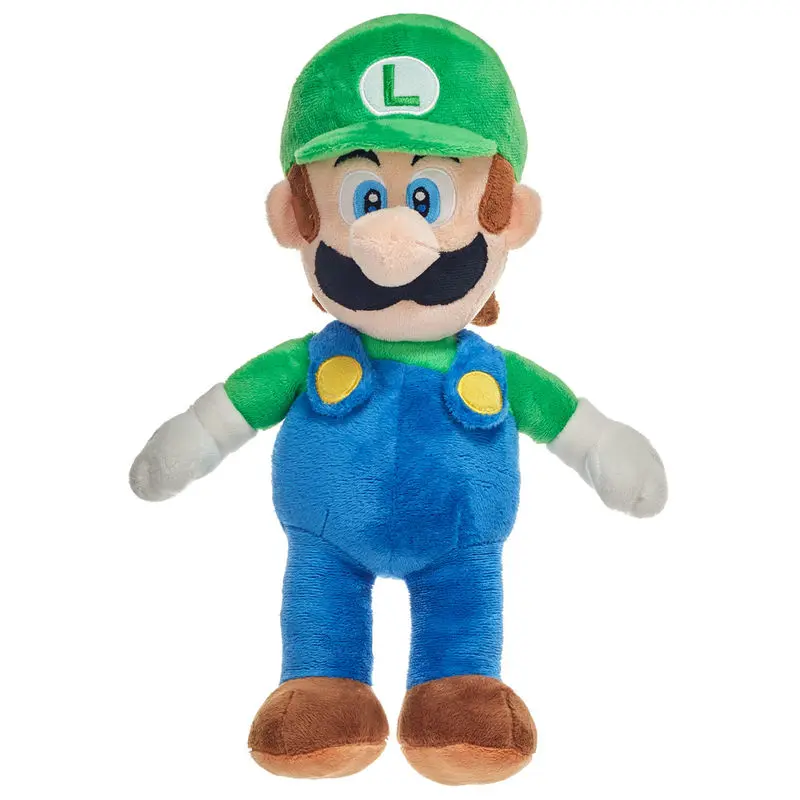 Mario Bros Luigi mehka plišasta igrača 38 cm fotografija izdelka