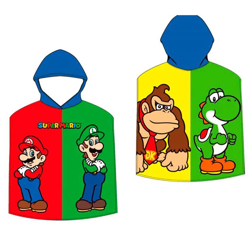 Mario Bros microfibre poncho brisača fotografija izdelka