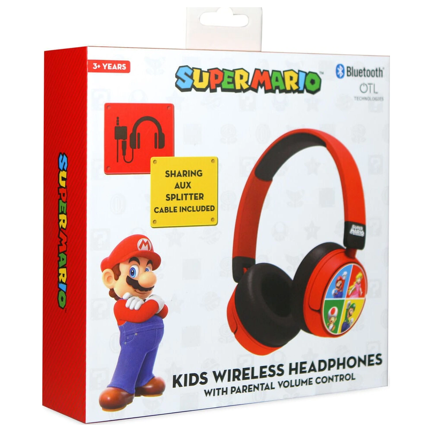 Mario Bros Super Mario in prijatelji core slušalke fotografija izdelka