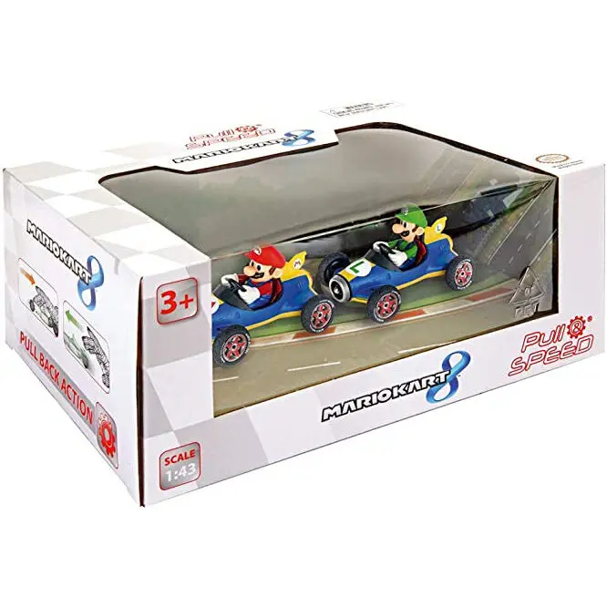 Mario Kart 8 Mario + Luigi komplet "Pull Speed" 2 avtomobila fotografija izdelka