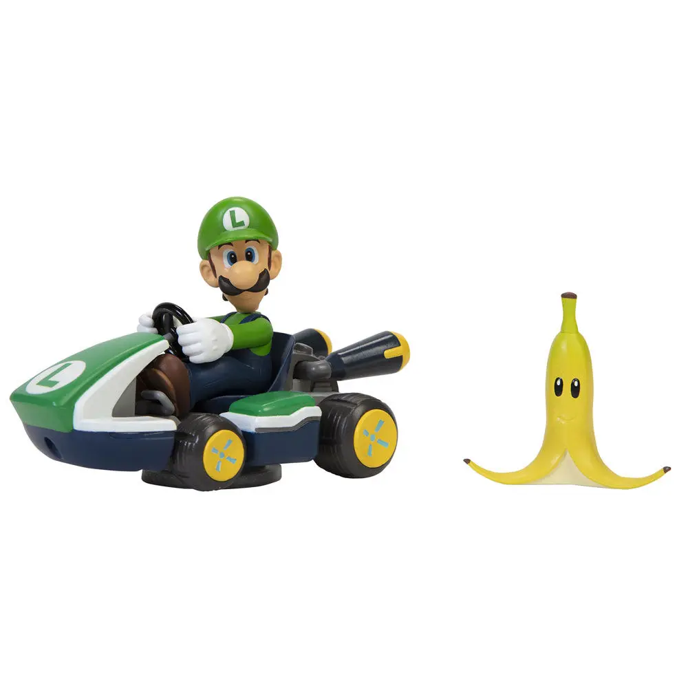 Mario Kart figura Luigi Kart, ki se zavrti, 6 cm fotografija izdelka