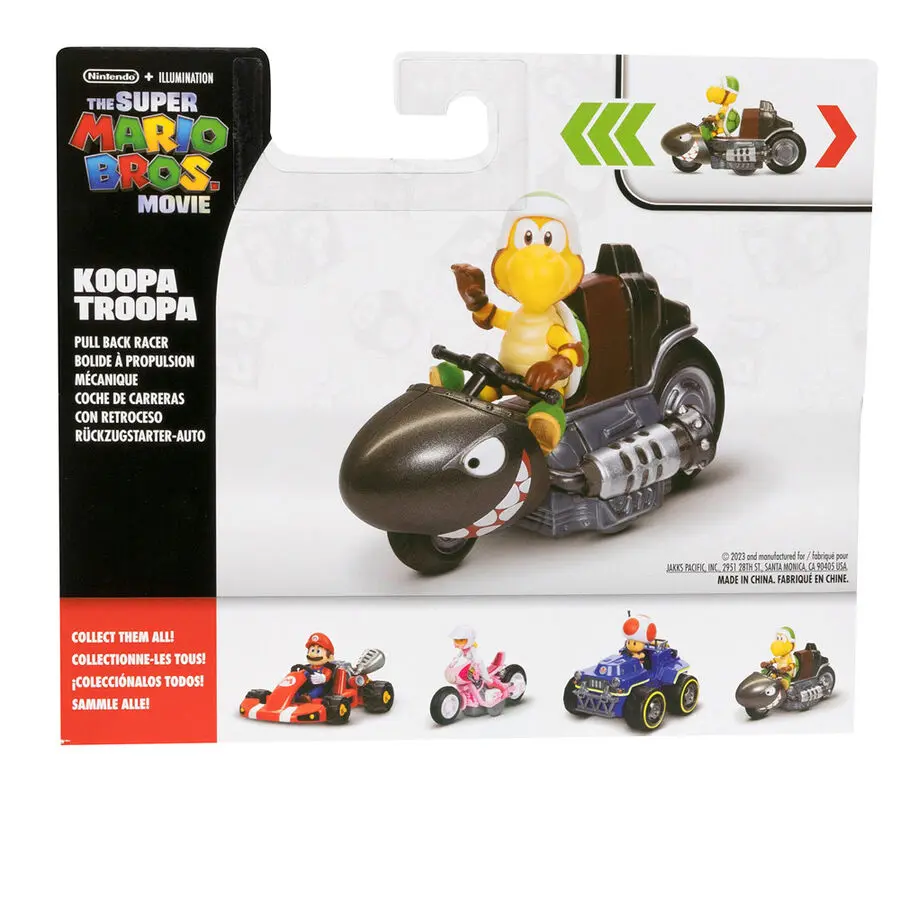 Mario Kart The Movie Koopa Troopa Kart Figura karte 6 cm fotografija izdelka