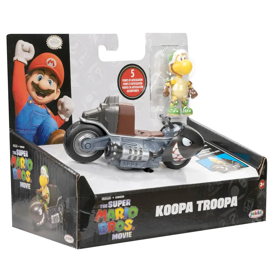 Mario Kart The Movie Koopa Troopa Kart Figura karte 6 cm fotografija izdelka