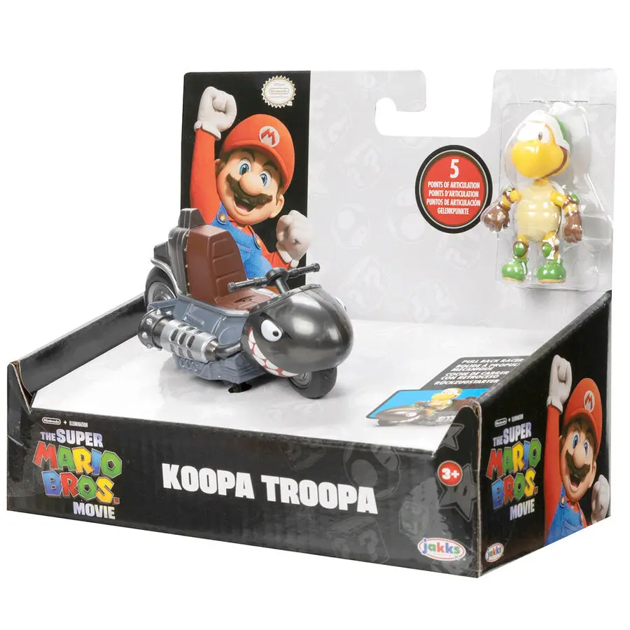 Mario Kart The Movie Koopa Troopa Kart Figura karte 6 cm fotografija izdelka