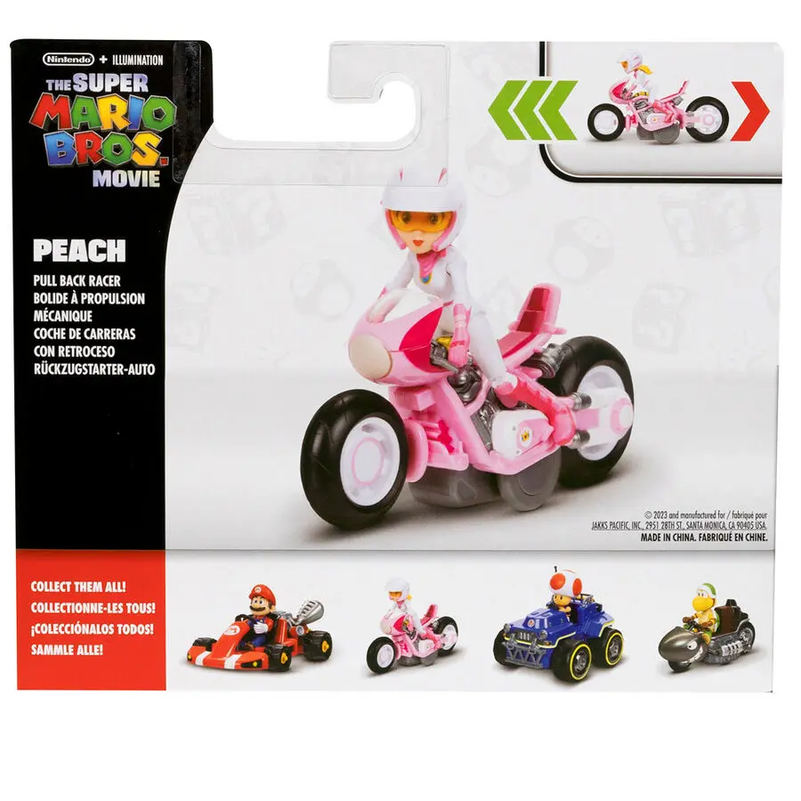 Mario Kart The Movie Peach Kart figura 7 cm fotografija izdelka