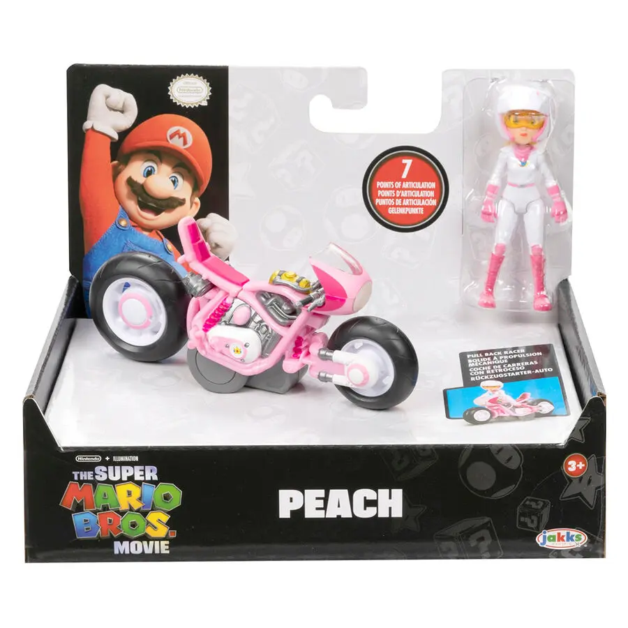 Mario Kart The Movie Peach Kart figura 7 cm fotografija izdelka