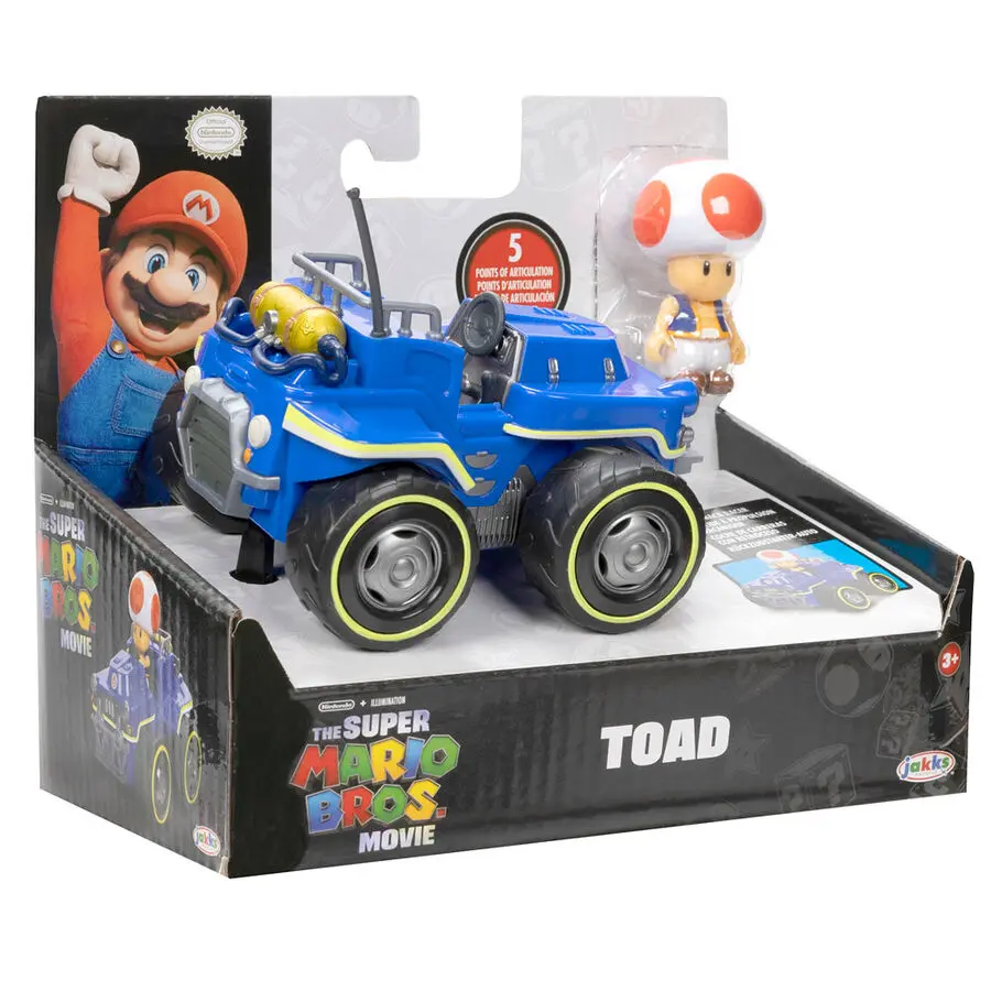 Mario Kart The Movie Toad Kart figura 7 cm fotografija izdelka