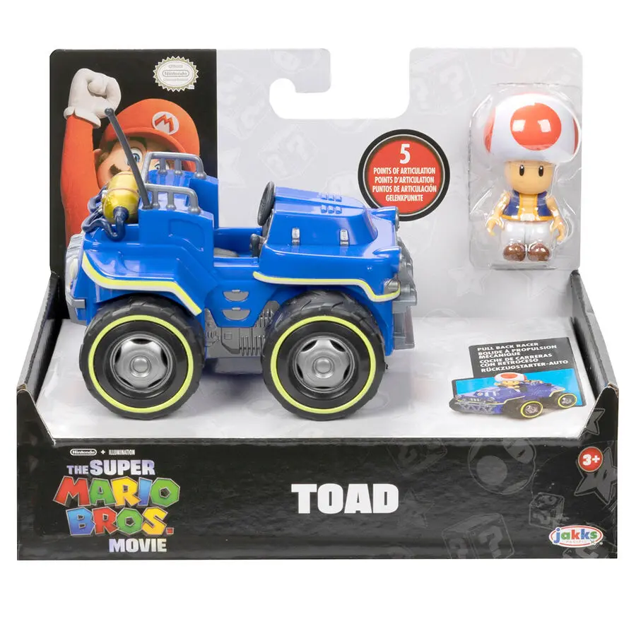 Mario Kart The Movie Toad Kart figura 7 cm fotografija izdelka