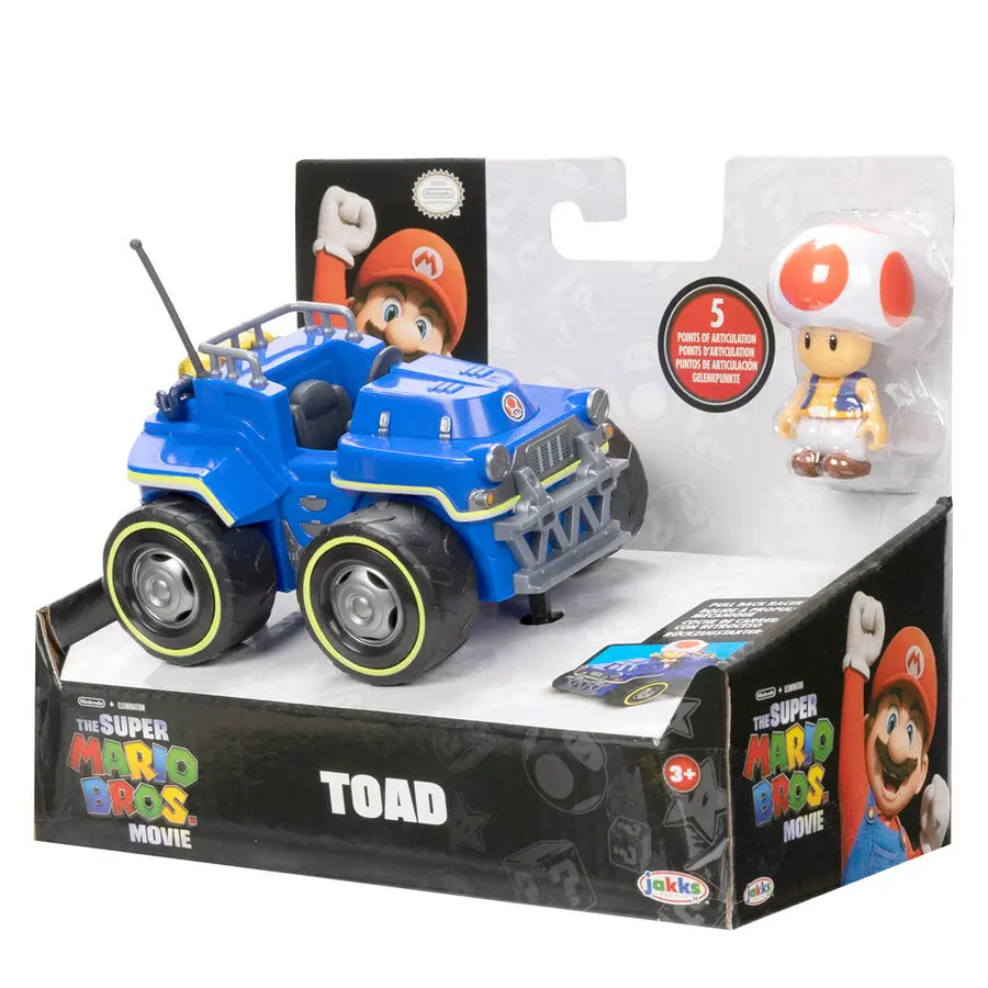 Mario Kart The Movie Toad Kart figura 7 cm fotografija izdelka