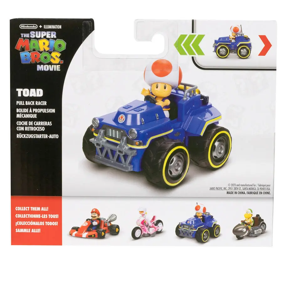 Mario Kart The Movie Toad Kart figura 7 cm fotografija izdelka