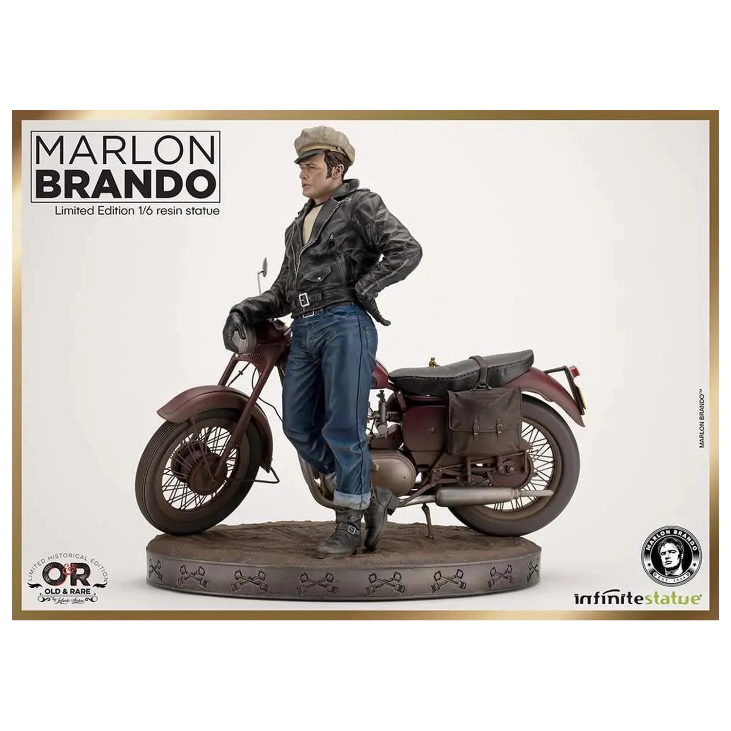 Marlon Brando s kipom s kolesom, omejena izdaja 1/6, 30 cm fotografija izdelka