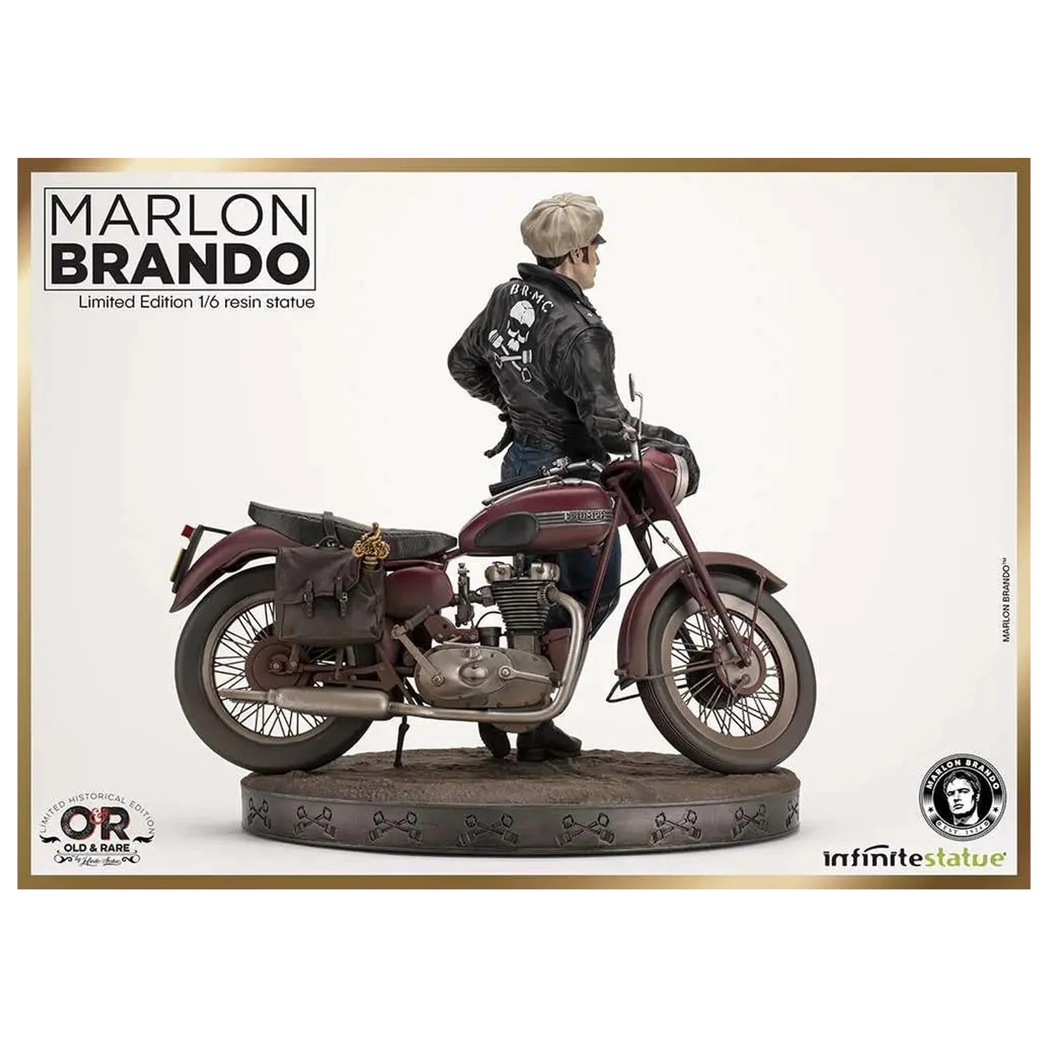 Marlon Brando s kipom s kolesom, omejena izdaja 1/6, 30 cm fotografija izdelka