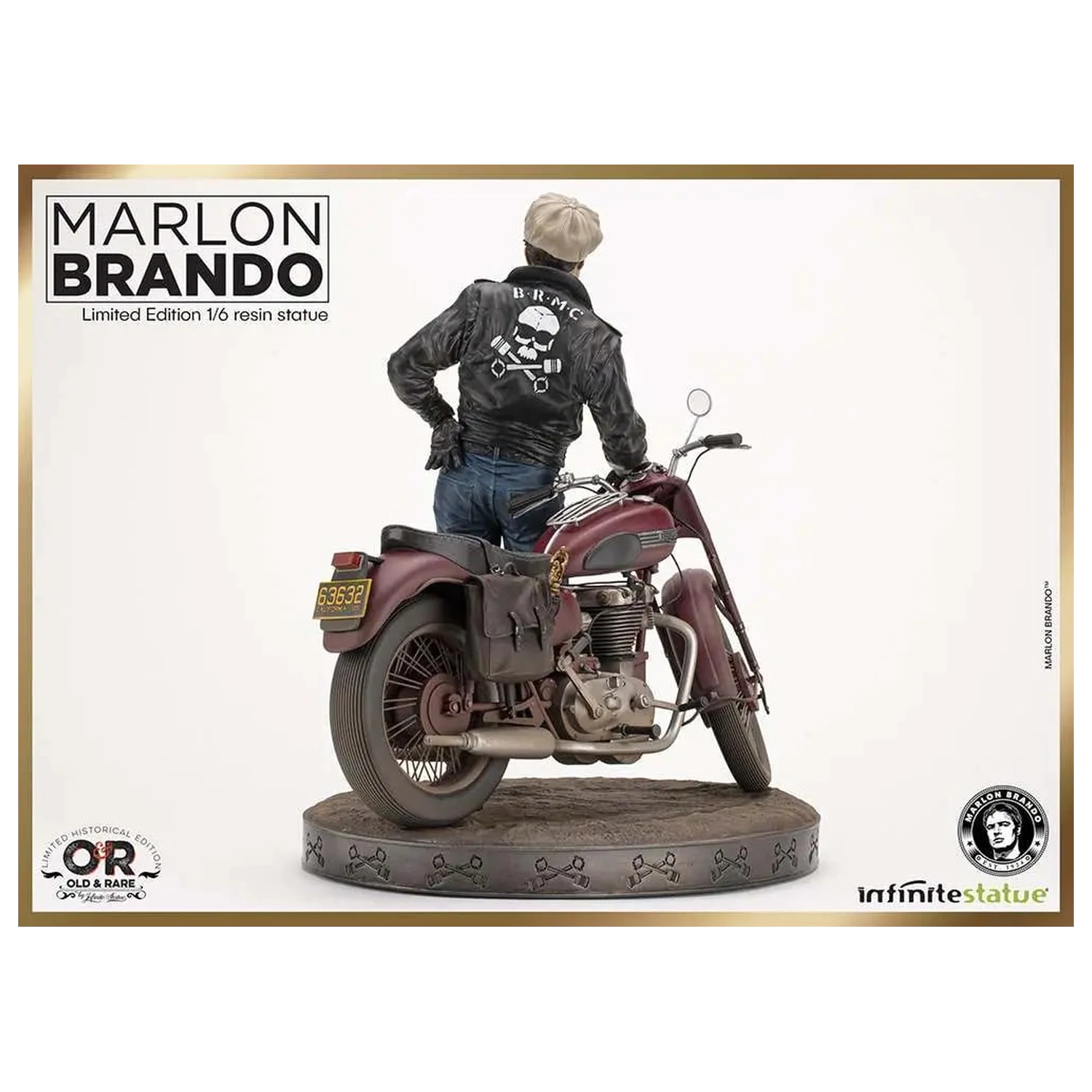 Marlon Brando s kipom s kolesom, omejena izdaja 1/6, 30 cm fotografija izdelka