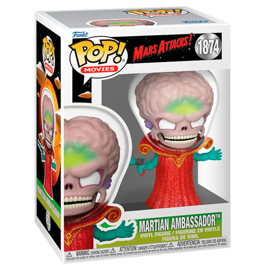 Mars Attacks Funko POP! Movies Vinilna Figura Ambasador 9 cm fotografija izdelka