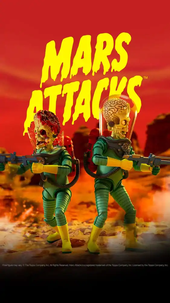 Mars Attacks Ultimates akcijska figura Martian Wave 1 (Smashing the Enemy) 18 cm fotografija izdelka