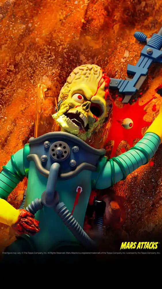 Mars Attacks Ultimates akcijska figura Martian Wave 1 (Smashing the Enemy) 18 cm fotografija izdelka