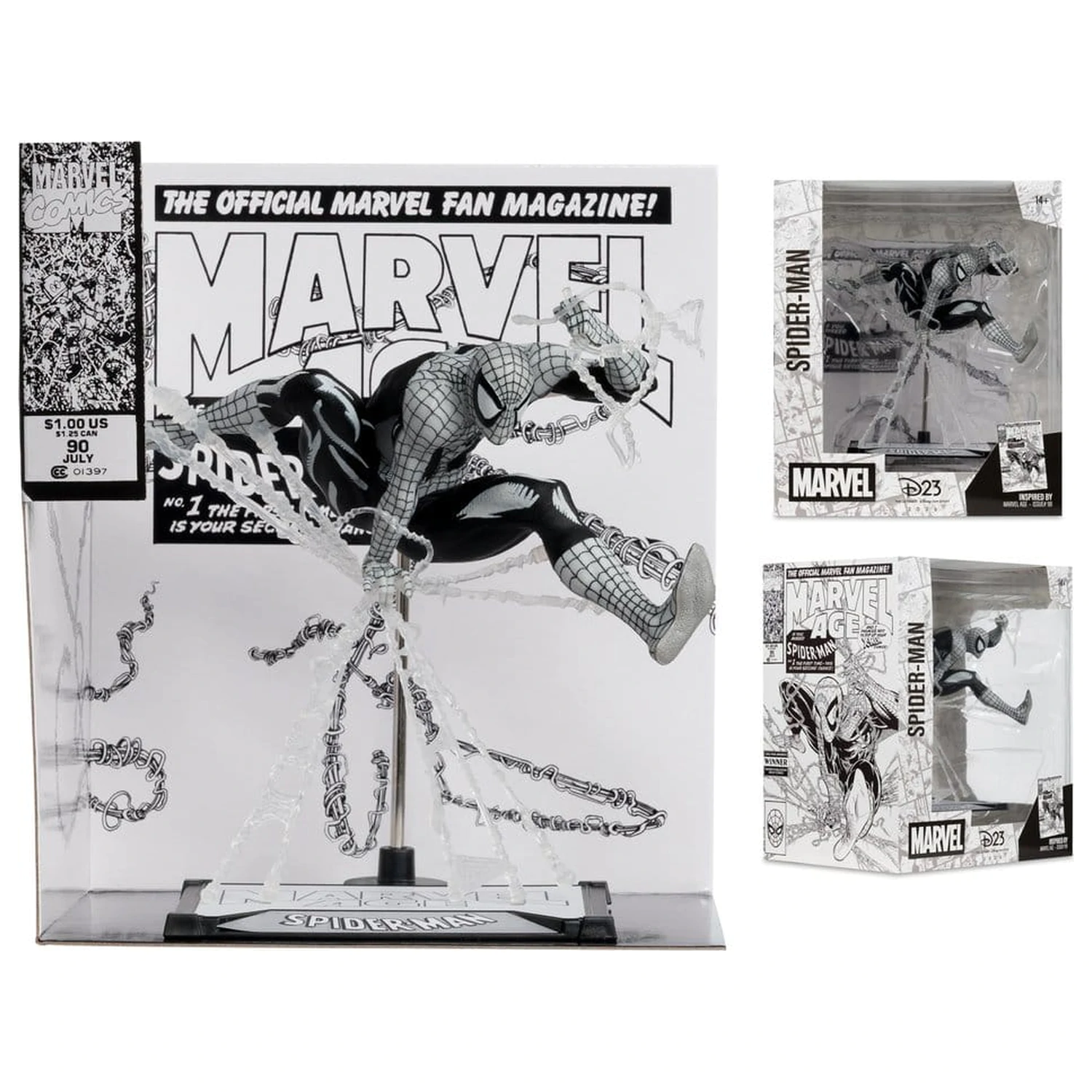 Marvel PVC kip 1/10 Spider-Man (Marvel Age #90) (Line Art) 18 cm fotografija izdelka