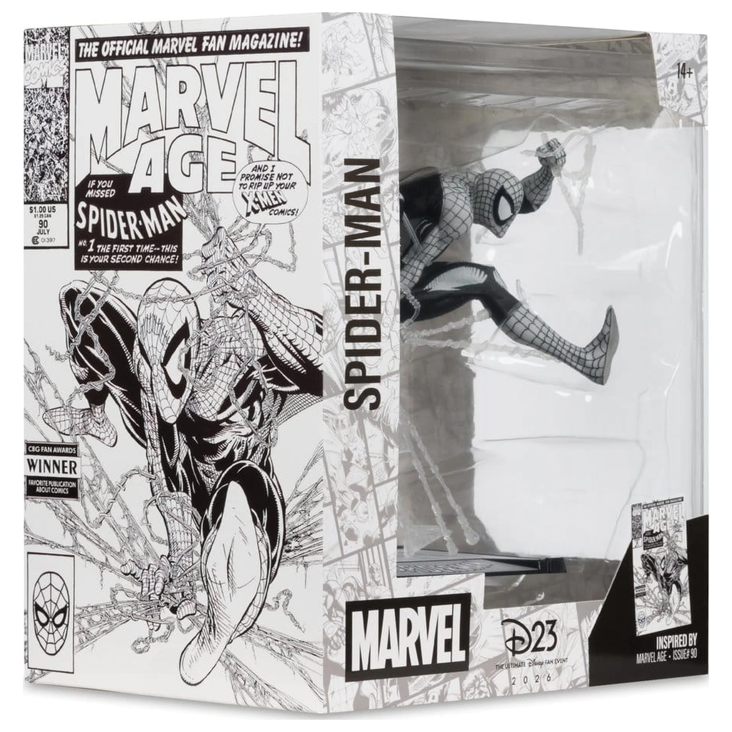 Marvel PVC kip 1/10 Spider-Man (Marvel Age #90) (Line Art) 18 cm fotografija izdelka